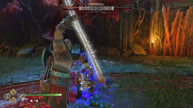 God Of War: Ragnarok - Kratos VS Heimdall No Damage Boss Fight GMGOW