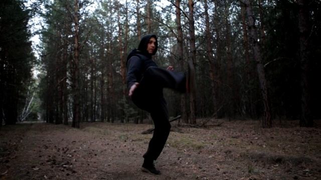 Самооборона и кунг фу - удар ногой изнутри