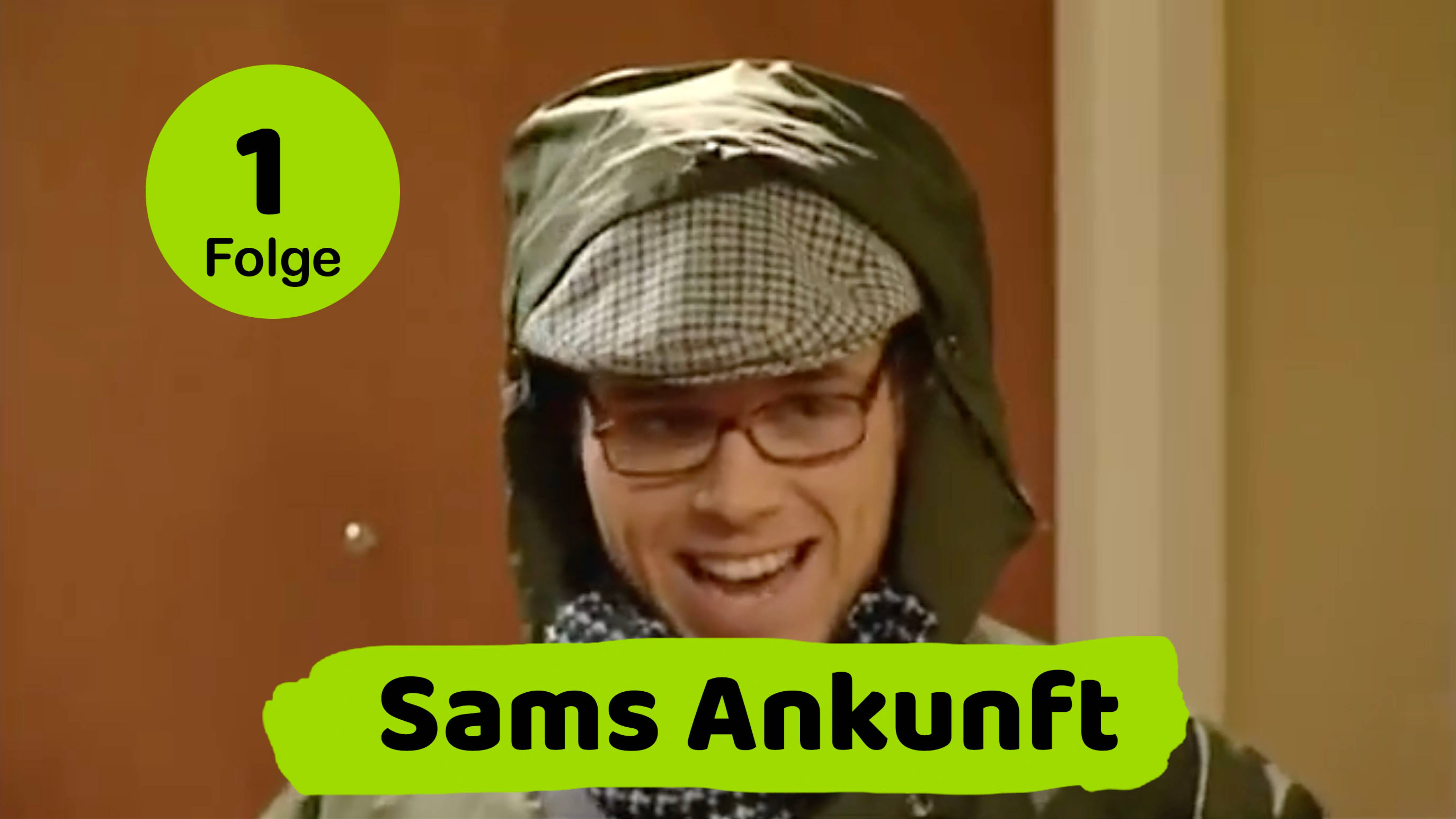 Extra Deutsch - Sams Ankunft - Folge 1 / Обучающий сериал / Учите немецкий с удовольствием! смотреть онлайн