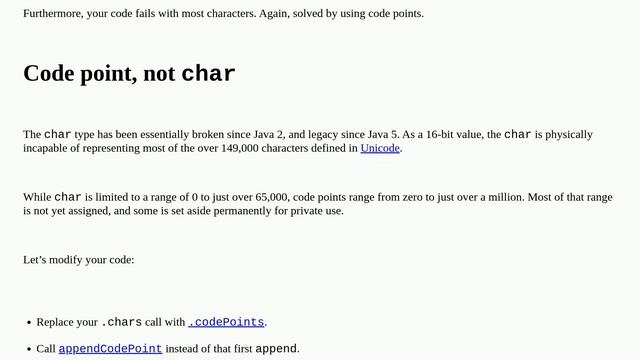 Casting to (char) in Stream.map() Does Not Produce Desired Result смотреть онлайн