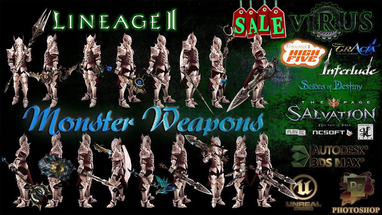 Set Monster Weapons. LINEAGE II - FAFURION. Any Chronicles ◄√i®uS►