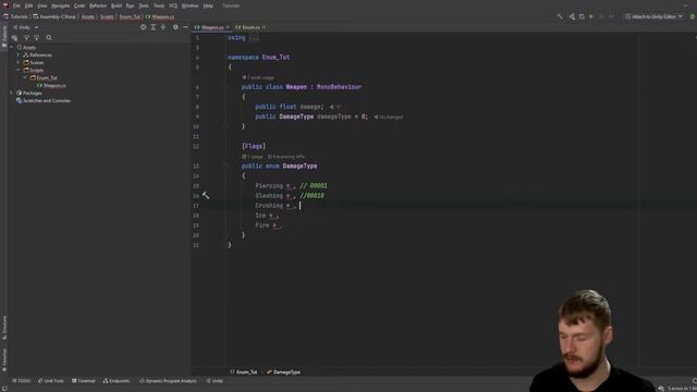 [Unity] Как и зачем использовать enum? смотреть онлайн