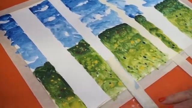 Занятие для детей от 7 лет/ВЕСЕННИЙ ПЕЙЗАЖ С БЕРЁЗАМИ смотреть онлайн
