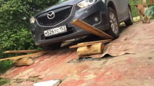 Ремонт защиты днища (пластмассовая деталь) mazda cx-5