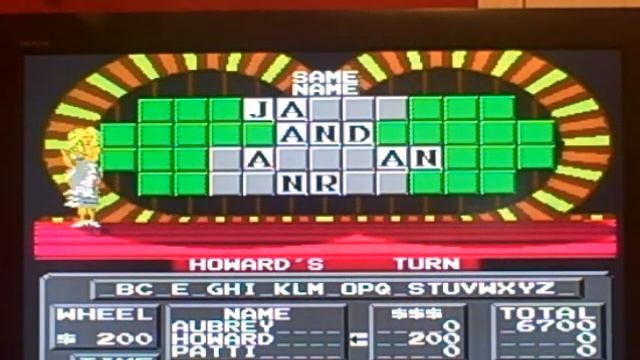 NES Wheel of Fortune Family Edition 5th Run Game #1 смотреть онлайн