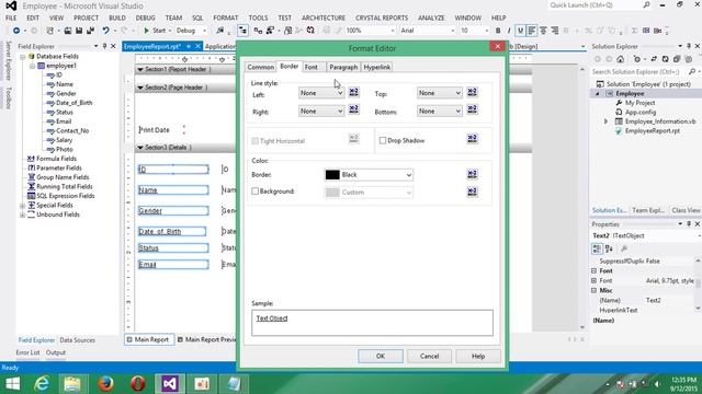 Visual Basic Net Tutorial with MySql database 25 Designing Crystal Report смотреть онлайн