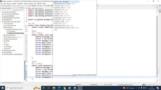 (In Hindi) New Window and New Tab in Selenium 4 смотреть онлайн
