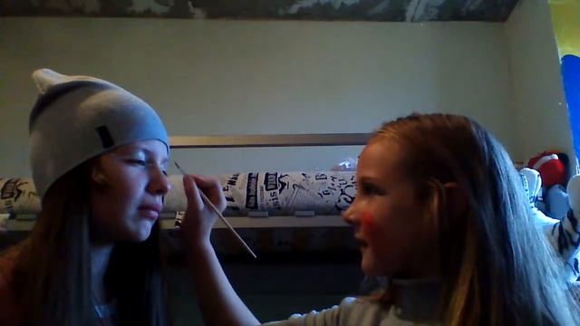 макияж красками ИлИ(уПоРтЫе РиСоВаШкИ нА ЛиЦе) смотреть онлайн