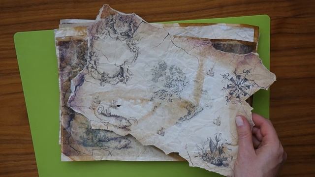 How To Make a Pirate Treasure Map DIY. 3rd Method смотреть онлайн