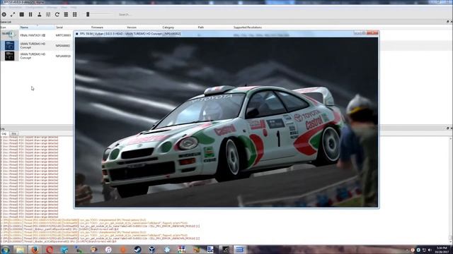 Rpcs3 Ps3 emulator Gran Turismo HD Concept intro + game menu + loading screen settings смотреть онлайн