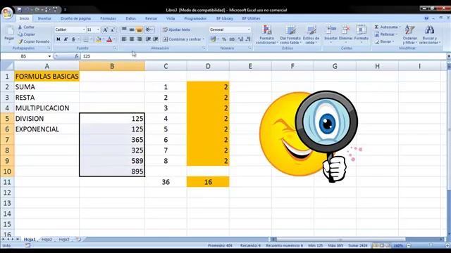 06 FORMULAS BASICAS CURSO BASICO DE EXCEL 2007 PARA PROFESIONALES смотреть онлайн