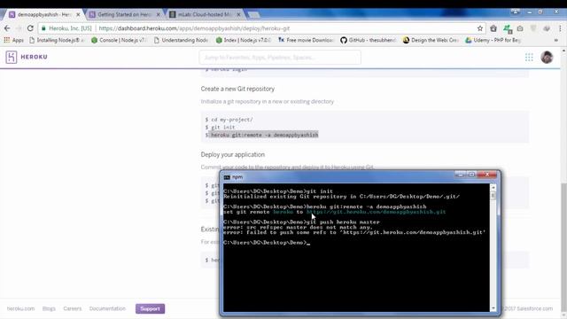 Deploy app to heroku | Node смотреть онлайн