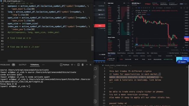 Getting the index value for our Python Trading Bot смотреть онлайн