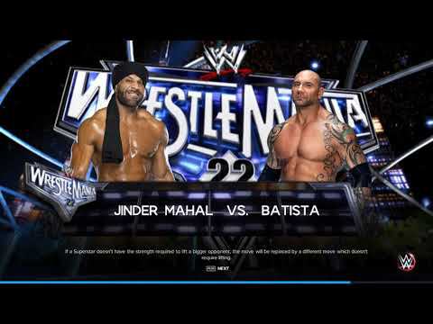 WWE2K23 Jinder Mahal Vs Batista