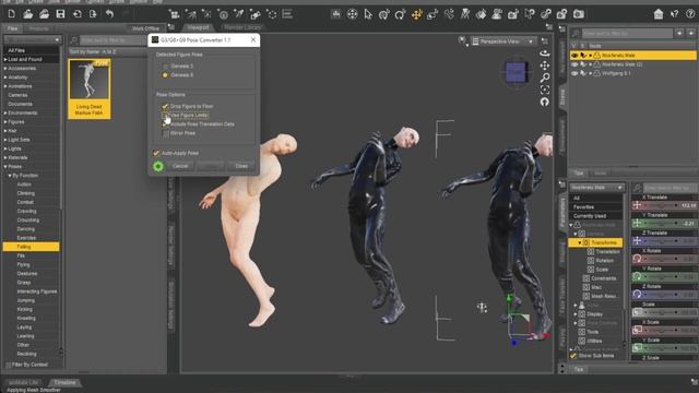 Genesis 3 and 8 to 9 Pose Converter (overview n thoughts) Daz Genesis 9 смотреть онлайн