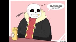 АНДЕРТЕЙЛ КОМИКС МИКС ФРАНС➞КАК САНС НАШЕЛ ФРИСК И ЛЮБОВЬ Санса к Фриск