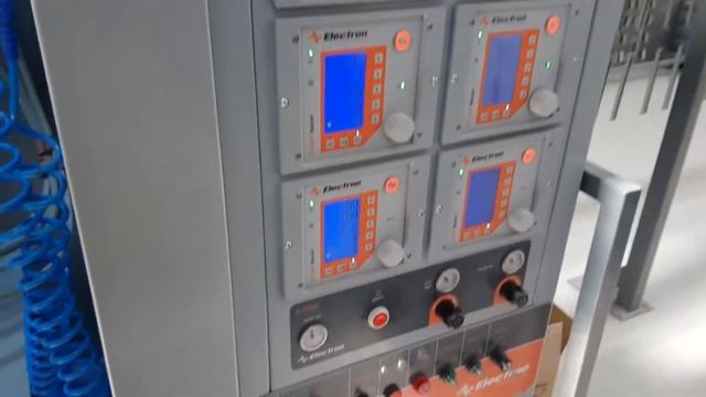 Automated + manual powder coating line - 3D scanner system смотреть онлайн