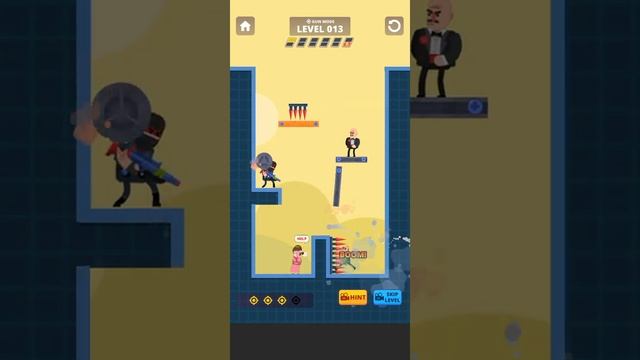 Ninja Puzzle Gun Mode Gameplay Walkthrough Level 1-24 | Part 4 смотреть онлайн