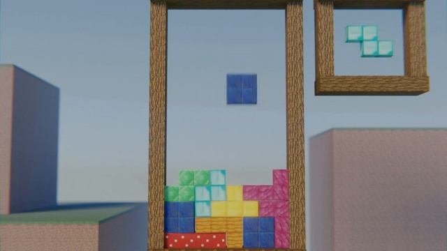 MINECRAFT TETRIS | SOFTBODY TETRIS V.4