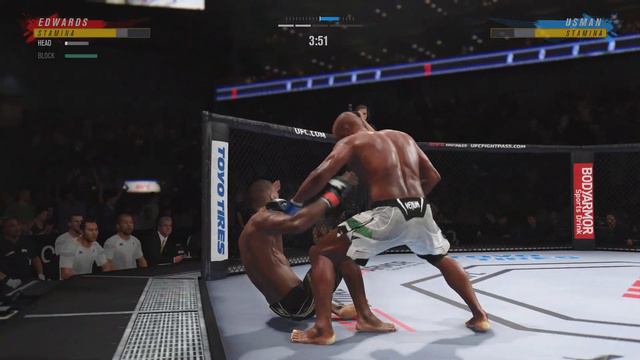 UFC 286 Leon Edwards vs Kamaru Usman Hardest Difficulty!!! смотреть онлайн