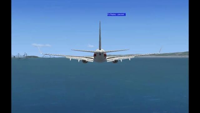 fsx emergency water landing (smooth!) смотреть онлайн