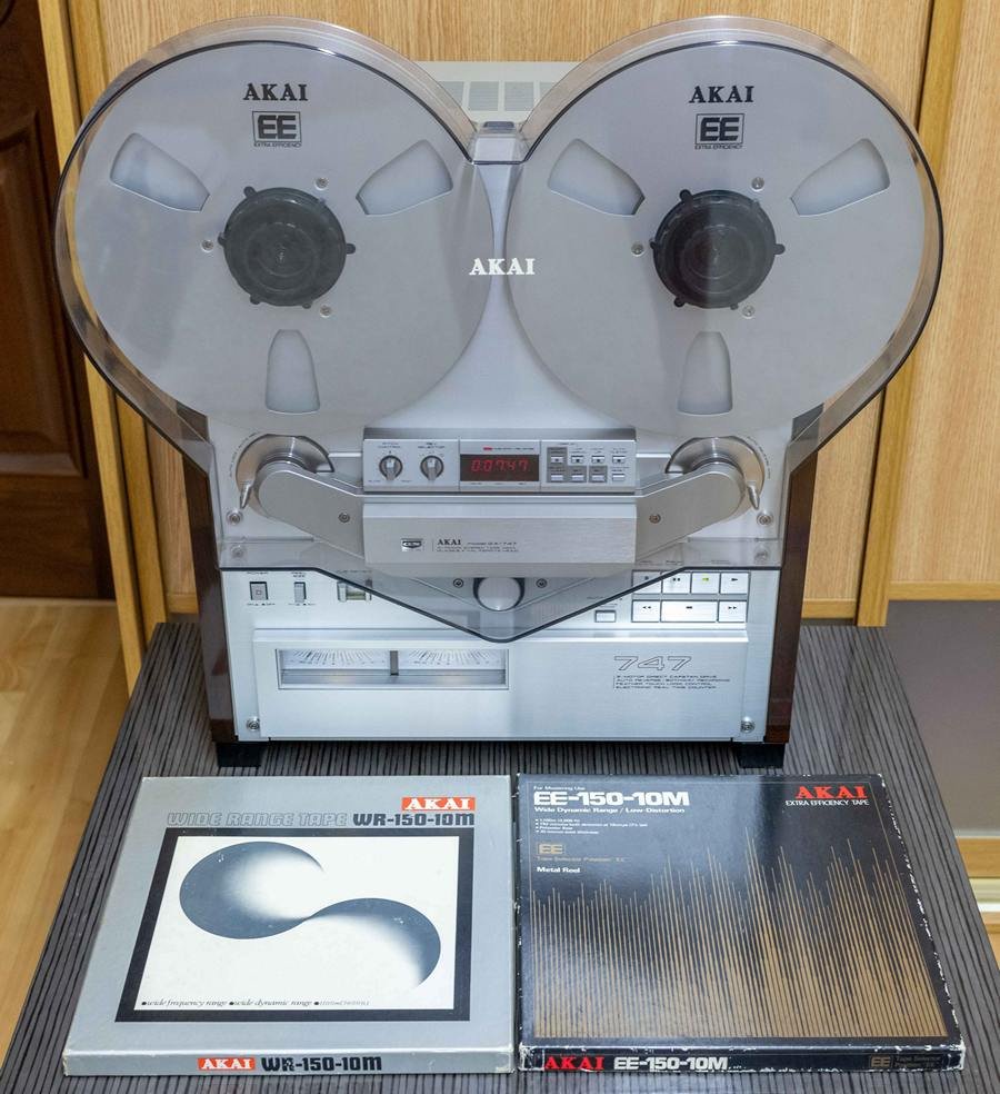 AKAI GX-747 тест на работоспособность. смотреть онлайн