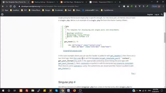 Wordpress: Post Templates, Separate Home Page and Blogs Page смотреть онлайн