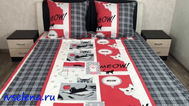Детское постельное белье Шуйская бязь MEOW! смотреть онлайн