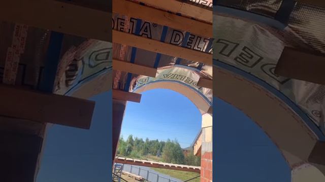 Утепление мансардной кровли. Смонтировали пароизоляцию смотреть онлайн