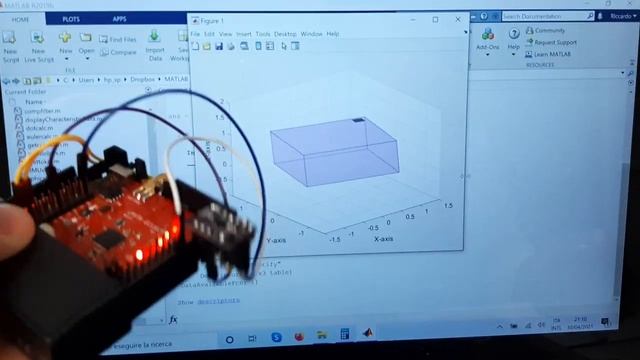 Texas Instruments CC1352R Sensor Tag + BMI160 IMU + MATLAB Bluetooth Low Energy BLE 5 Connection смотреть онлайн
