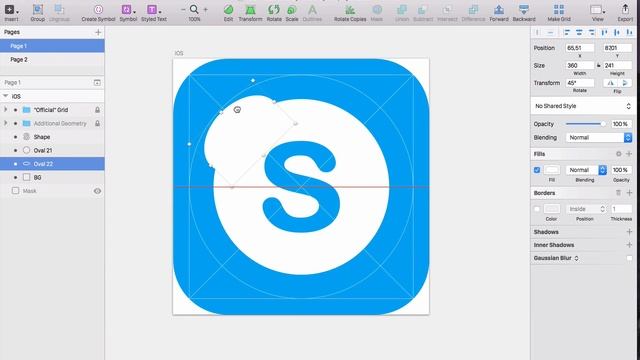Урок по дизайну иконки для мобильного приложения iOS смотреть онлайн