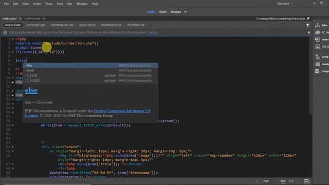 PHP Blog part 14 Designing and extracting full post смотреть онлайн