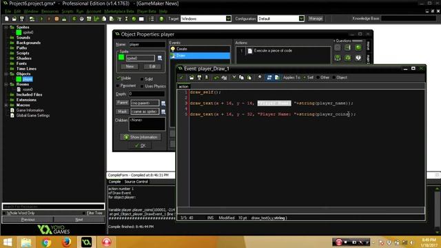 Game Maker Tutorial #17- How Draw Variables On The Screen! смотреть онлайн