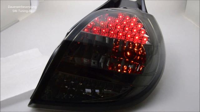 SW-Light LED Rückleuchten Für Renault Clio III 05-08 Black SW-Tuning