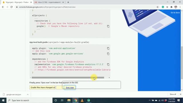 How to connect Firebase with your app смотреть онлайн