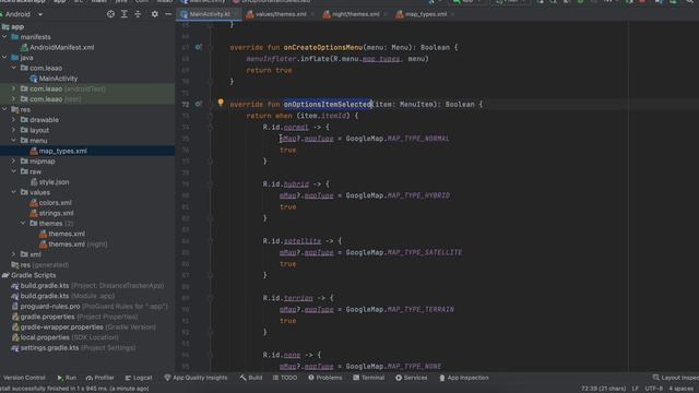 Distance tracking style your Google Map Android Kotlin Part 2 смотреть онлайн