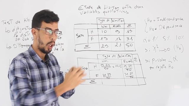 Data_pro_Ep 4: Etude de liaison entre deux variables qualitatives (Test de Khi-deux) смотреть онлайн