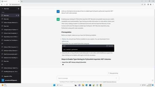 How to enable type hinting for pythonnet imported NET library смотреть онлайн