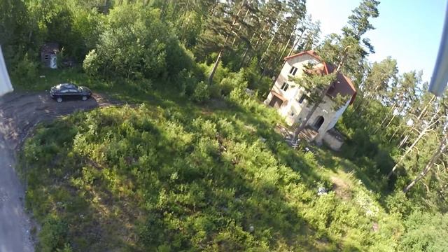 тестовая видеосъемка коттеджа в Беличье с квадрокоптера смотреть онлайн