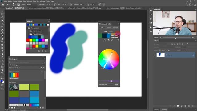 Comment faire un thème de couleurs dans Photoshop смотреть онлайн