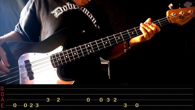 Gorillaz - Feelgood Inc. / Bass Cover / Playalong With TAB