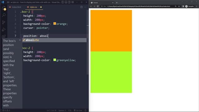 How to Display and Hide a Div With CSS смотреть онлайн