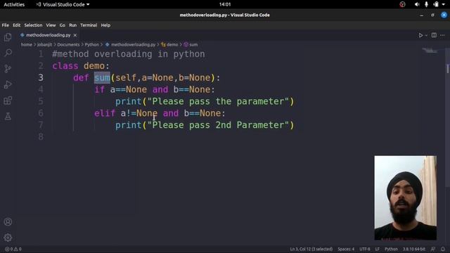 Method Overloading in Python - Jit Code (Hindi) смотреть онлайн