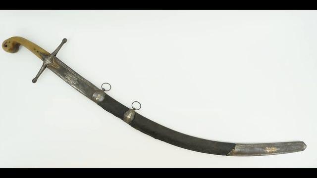 Великолепная булатная турецкая сабля.  18-19век