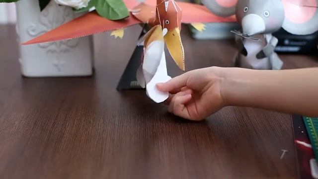 3D поделки из бумаги лев и мышь (пособие Kumon) смотреть онлайн