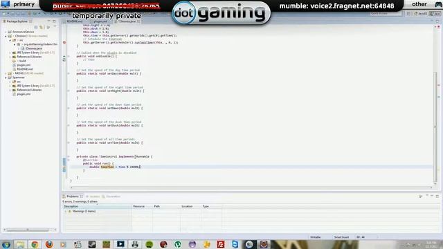 Basic Bukkit Plugin Tutorial: Chronos смотреть онлайн