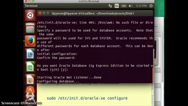 Installing Oracle XE 11gR2: part 2 смотреть онлайн