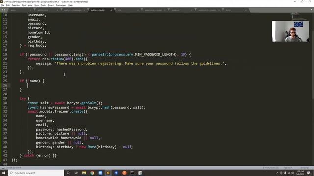 Authentication: Register Endpoint смотреть онлайн