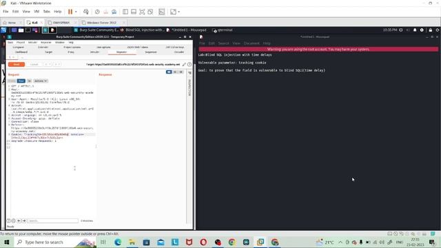 SQL Injection UNION Attack- Blind SQL injection with Time Delays || Portswigger || LAB || Hindi смотреть онлайн