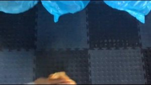 Модульная плитка ПВХ для гаража и склада. Тест огнём и кувалдой.